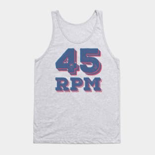 45 RPM Vinyl Record Lovers Collection Tank Top